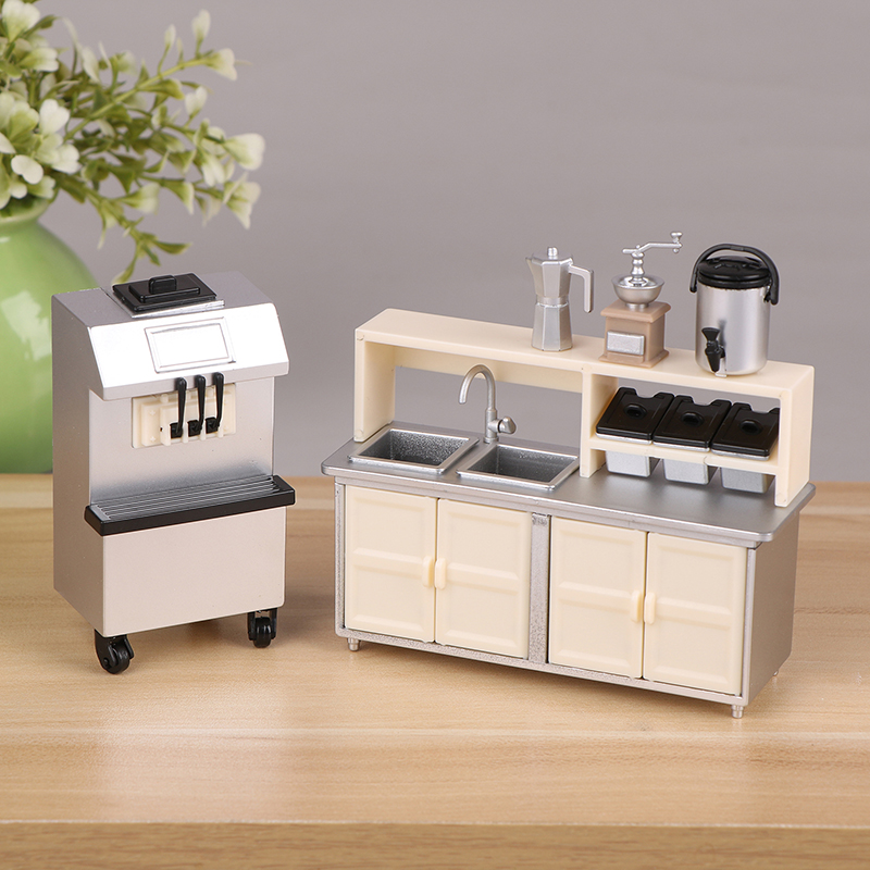 Coffee Equipment Grinder - 1:12 Dollhouse minyatür içecek dükkanı tezgah