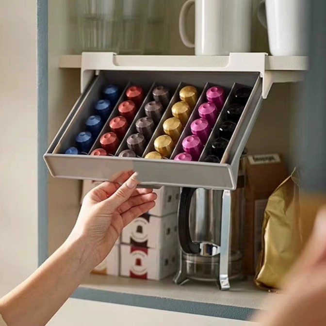 Coffee Equipment Organizer - Kahve Kapsülü Tutucu Kapsül Kahve Çay