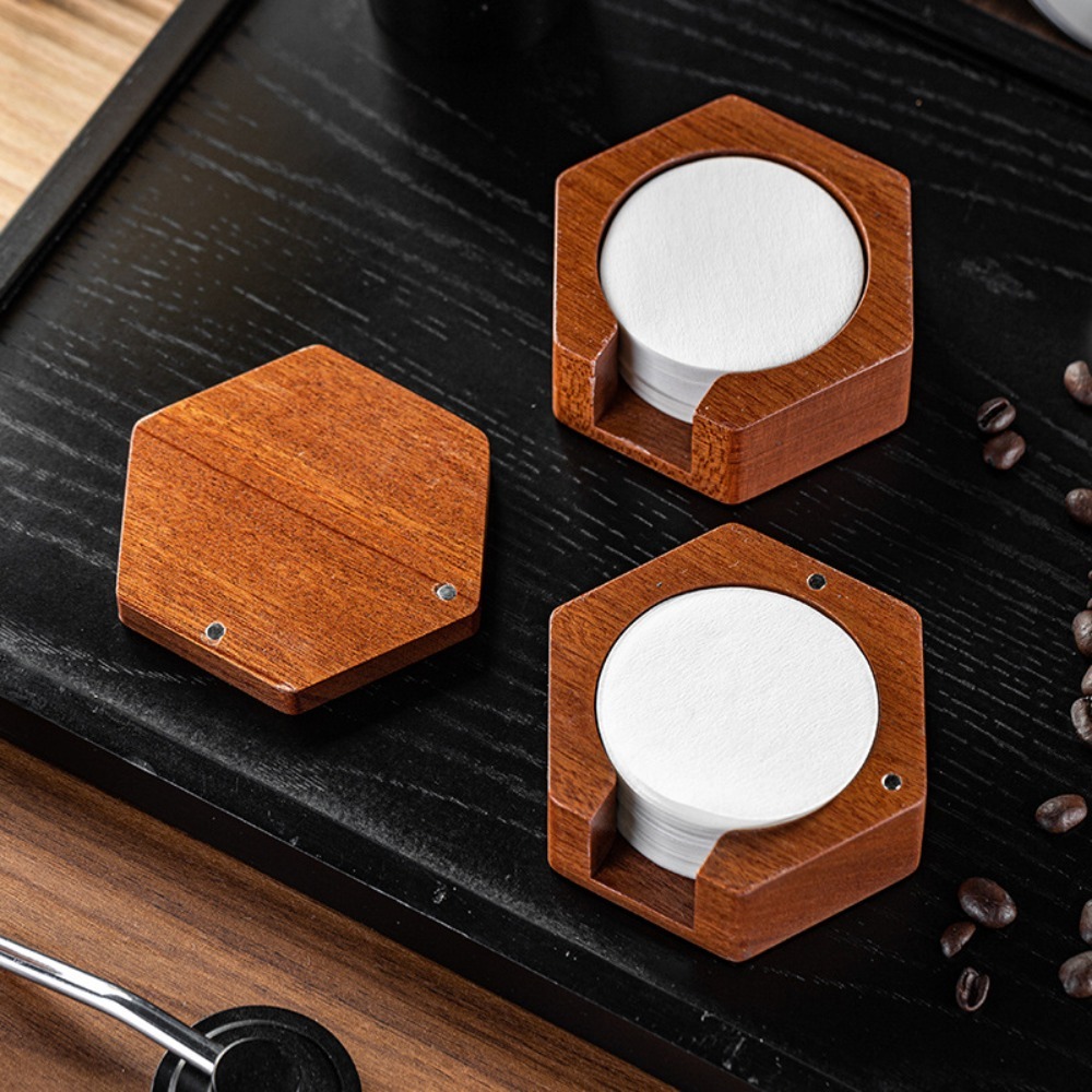 Masif Ahşap Altıgen Kahve Filt - Coffee Equipment Organizer incelemesi ve fiyatı