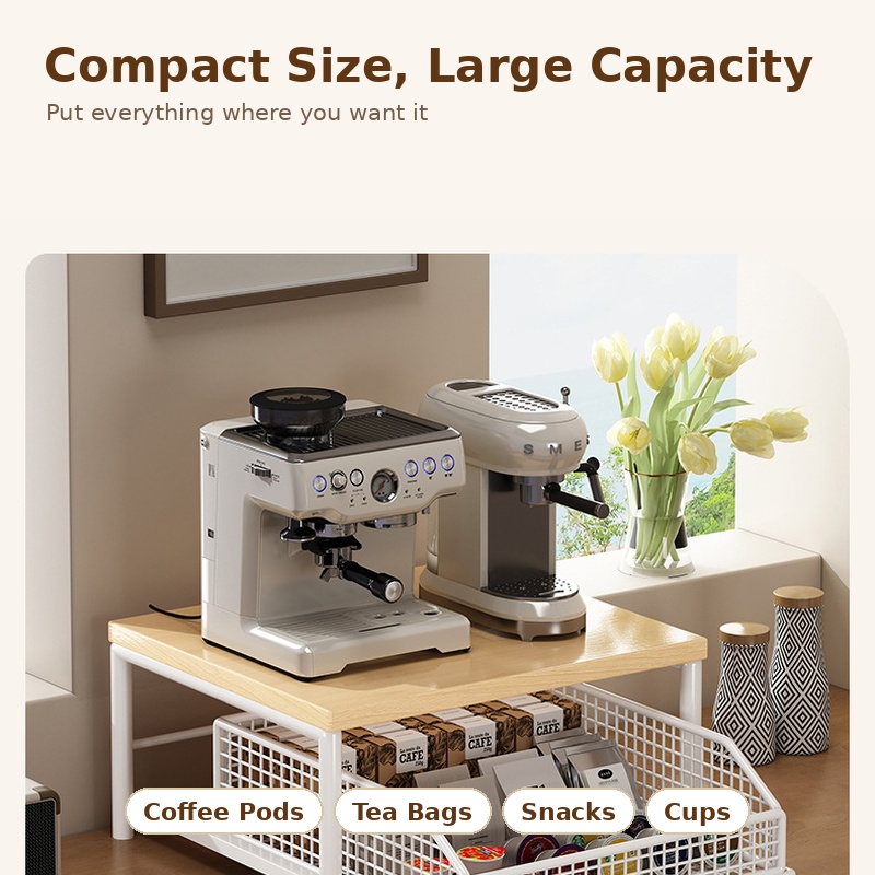 Kahve Makinesi Depolama Rafı Ç - Coffee Equipment Organizer incelemesi ve fiyatı